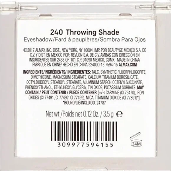 8 Almay Eyeshadow Palette Quads Hypoallergenic Matte Metallic Satin Glitter - Picture 8 of 15